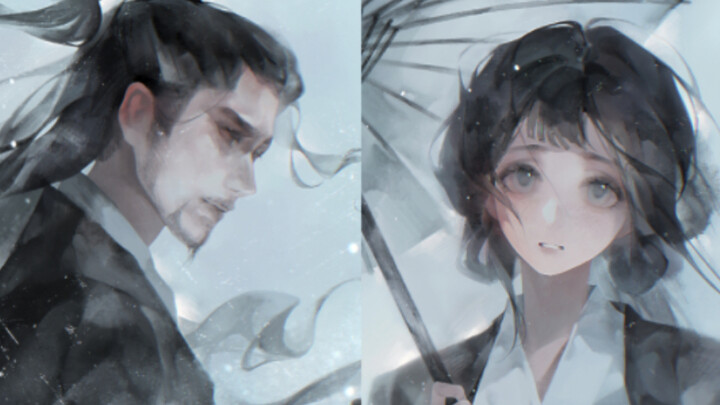 Aku selalu menggambar pasangan yang terasa dingin banget.