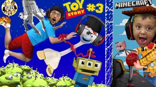 Minecraft Toy Story 4: PIZZA PLANET ARCADE! Alien Claw Machine w/ Nether Forky (FGTEEV Skit)