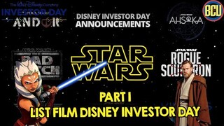 JEDI  AKAN KEMBALI BERAKSI DI GALAKSI!! | LIST FILM & SERIES STAR WARS DISNEY INVESTOR DAY 2020