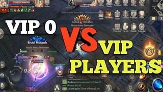 VIP 0 VS VIP PLAYERS