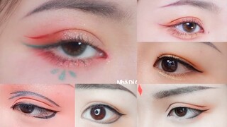 Trang điểm mắt, vẽ chu sa cổ trang Trung| Chinese ancient eyes makeup- Nhã Di Các.