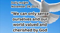 Daily Insight November 24, 2025 #faith #saint #insight