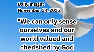 Daily Insight November 24, 2025 #faith #saint #insight