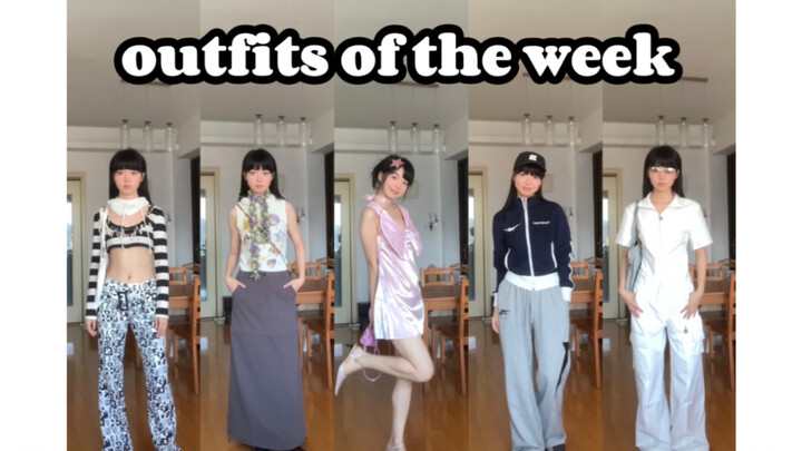 ^_−☆Gaya Pakaian Seminggu Saya 03 | Catwalk di Rumah | Apa yang Dipakai Model?