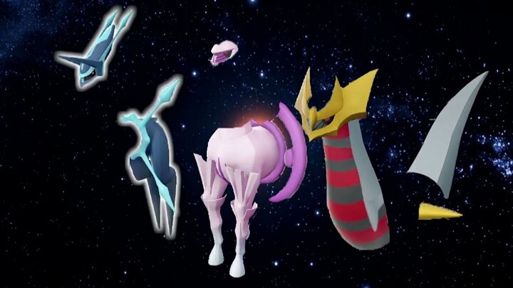 Dialga + Palkia + Giratina = Arceus