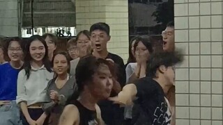 The boys in the back row all had their eyes wide open while watching her dance! So cool!