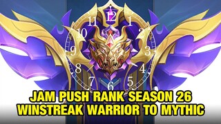 Winstreak! Jam Push Rank Terbaik Season 26 | Mobile Legends