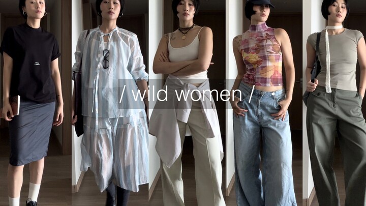 【Gaya Berpakaian Kontras ala Wanita Liar】175/140