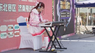 你逢田姐当然会弹钢琴啦♫~思念合而为一