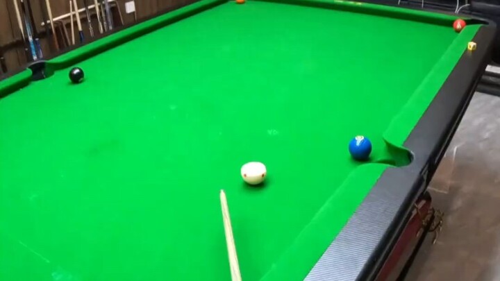 You never know what will happen tomorrow. #billiards# This is a master