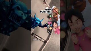 Tangkap Monster Durian Runtuh!! Upin Ipin Harus Menangkapnya!! | MRI  #Shorts
