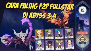 Cara Paling F2P Buat Fullstar Spiral Abyss 3.4 - Genshin Impact Indonesia