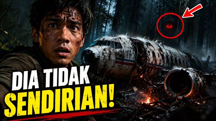 Misteri jatuhnya pesawat terbang dengan laki laki bersepeda ⁉️🫀