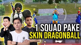 1 SQUAD PAKE SKIN DRAGONBALL !! NIAT MAU PAMER TAPI MALAH KAYA BEGINI JADINYA  - PUBG MOBILE