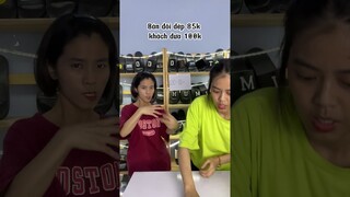 Hồng vs Nhung tính toán tiền thừa cho khách BẤT ỔN.Xưởng sản xuất dép Nguyễn Như Anh VÔ CÙNG BẤT ỔN.