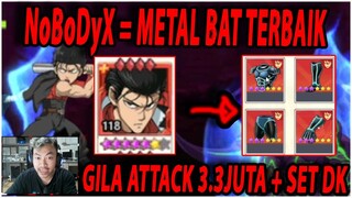 🔥🔥SSR+ METAL BAT TERBAIK GLOBAL SAAT INI [SET DRIVE KNIGHT MERAH] - ONE PUNCH MAN:The Strongest