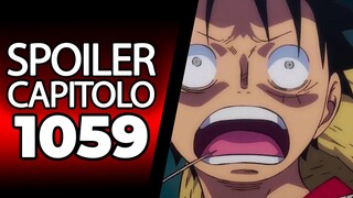 ONE PIECE SPOILER 1059:  ANTICIPAZIONI DA PAURA! TANTO HYPE