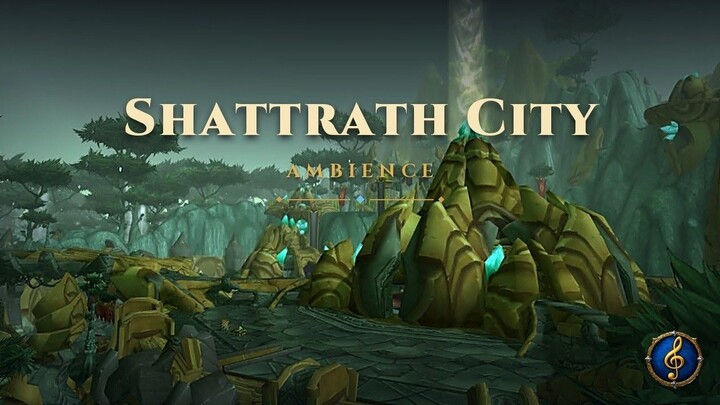 Golden City Ambience — Relaxing TBC Music for Sleep & Study (Shattrath City, WoW TBC)
