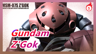 [Gundam Scenes] RG 1/144| Z'Gok| Repainting| Transformation| Scene Making Tutorial_5