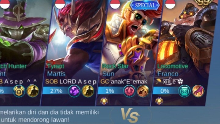 draf pic di epic tu serem2 ya ,player solo cuman bisa sabar☺️