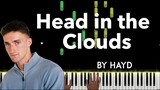 Head in the Clouds by Hayd piano cover + sheet music