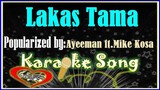 Lakas Tama Karaoke Version by Ayeeman ft.  Mike Kosa- Minus One-  Karaoke Cover