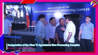 President Duterte in Inauguration of Chen Yi Agventures Rice Processing
