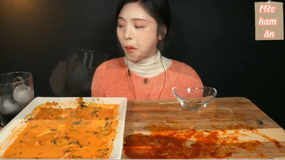 Gà nướng than củi, mì hải sản cay sốt kem béo phần cuối #anngonmoingay