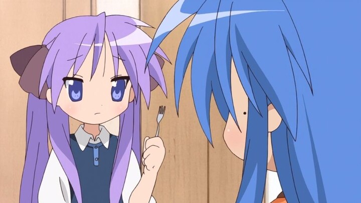Izumi Konata's facial expressions are really rich