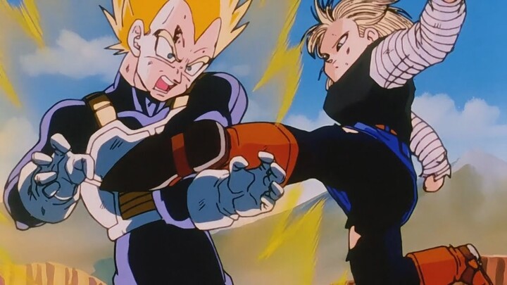 Vegeta vs Android 18 - Android 18 quebra o braço de Vegeta | Dragon Ball Z