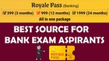 BEST SOURCE FOR BANK EXAM ASPIRANTS | WHAT IS ROYALE PASS | HOW TO PURCHASE ROYALE PASS | CWJ
