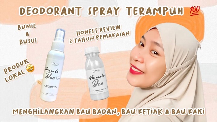 DEODORANT SPRAY TERBAIK & TERAMPUH | MENGHILANGKAN BAUK KETIAK & KAKI SERTA MENCERAHKAN KETIAK