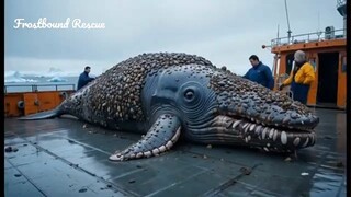 Brave Rescuers Save Whale Covered in Barnacles and Parasites in Arctic Ocean | Incredible Rescue