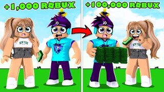 Donating 100x the Amount of Robux Donated to Me