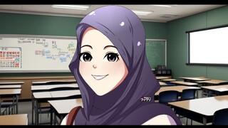 Sekolah Kedatangan Murid Baru Yang  Cantik