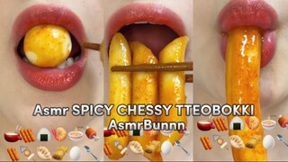 Asmr SPICY CHESSY TTEOBOKKI - AsmrBunnn