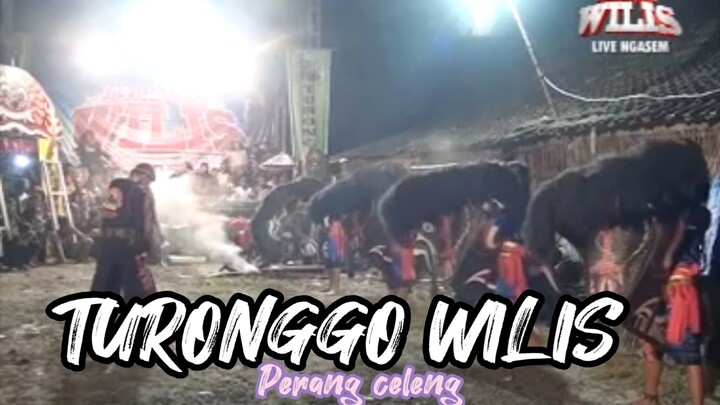 Kesenian kuda lumping "TURONGGO WILIS"perang celeng🐴