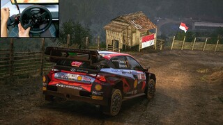 Hyundai i20 N Rally1 Hybrid - Rally Indonesia Kebun Raya Solok | EA Sport WRC | Thrustmaster T300RS