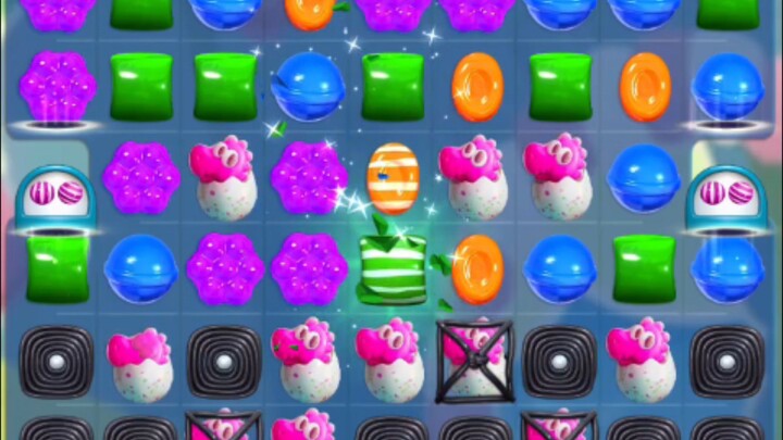 Melanjutkan candy crush level 64