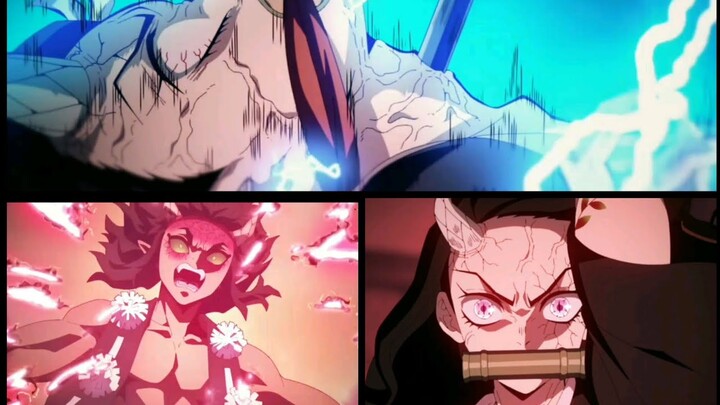 Tanjiro and Nezuko fights Upper Moon 4 Hantengu | Demon Slayer Season 3 Episode 4 | #demonslayer