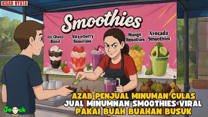AZAB PENJUAL MINUMAN CULAS JUAL SMOOTHIES VIRAL PAKAI JAUH BUAHAN BUSUK