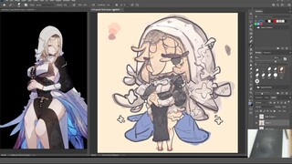 1517 - Aponia / Honkai Impact 3rd / #HonkaiImpact3rd / Vertical Timelapse