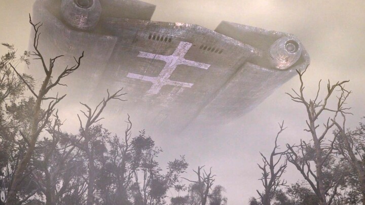 The spaceship plunges from an abyss into Earth’s core, only to pierce right through the core and sho