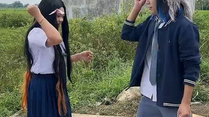 Cosplay anime: game main suit