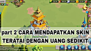 part 2 cara mendapatkan skin teratai dengan uang sedikit - pasti bisa 😉 #riseofkingdoms #gamermuda