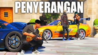 EPIC MOMENT !! AKSI PENYERANGAN KERUMAH KELUARGA KAMEK !! GTA V ROLEPLAY