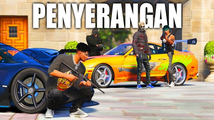 EPIC MOMENT !! AKSI PENYERANGAN KERUMAH KELUARGA KAMEK !! GTA V ROLEPLAY