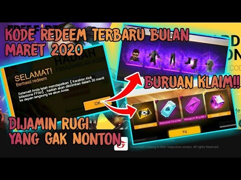 100% WORK!! KODE REDEEM TERBARU BULAN MARET 2020 - DAPATKAN ITEM PERMANEN!!