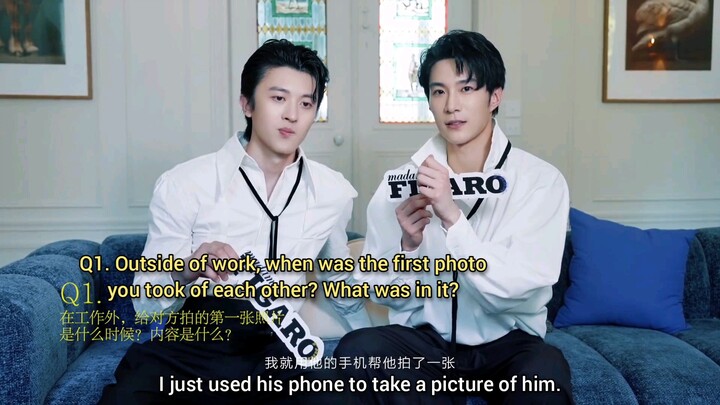 Matthew Han & Zhang Mingbo Figaro Park Q&A Interview Engsub