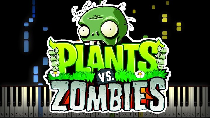 FULL Plants vs. Zombies Soundtracks Medley Piano Tutorial (Sheet Music + midi)